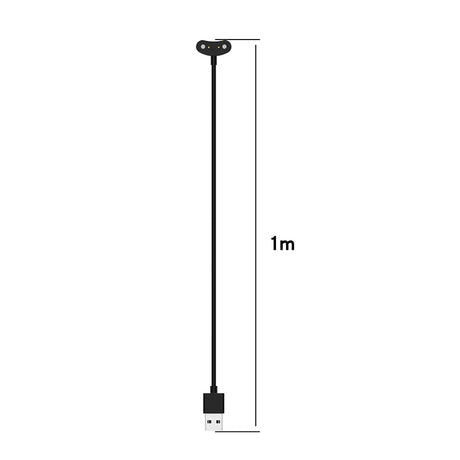 Incarcator Techsuit SmartWatch Wireless Charging Cable (TCW1), for Mobvoi TicWatch Pro 5/Pro X/E3/Pro 3/Pro 3 LTE/Pro 3 GPS, Negru