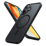 Husa de protectie Torras Guardian Magnetic Series compatibil cu iPhone 16, Negru