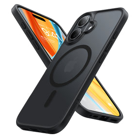 Husa de protectie Torras Guardian Magnetic Series compatibil cu iPhone 16, Negru