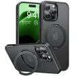 Husa de protectie Torras Ostand Pro MagSafe Series compatibil cu iPhone 16 Pro Max, Negru