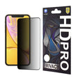 Folie de protectie Lito HD Pro Privacy compatibil cu iPhone XR / iPhone 11, Negru