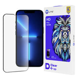 Folie de protectie Lito D+ Pro Clear compatibil cu iPhone 13 Pro Max / iPhone 14 Plus, Negru