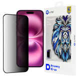 Folie de protectie Lito D+ Pro Privacy compatibil cu iPhone 16 Plus, Negru