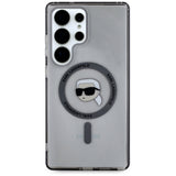 Husa de protectie Karl Lagerfeld IML MagSafe (KLHMS25LHLSKIK) compatibil cu Samsung Galaxy S25 Ultra, Karl`s Head