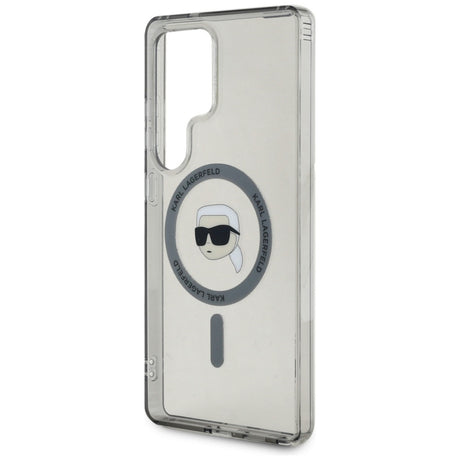 Husa de protectie Karl Lagerfeld IML MagSafe (KLHMS25LHLSKIK) compatibil cu Samsung Galaxy S25 Ultra, Karl`s Head