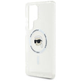 Husă Karl Lagerfeld IML MagSafe albă pentru Samsung Galaxy S25 Ultra
