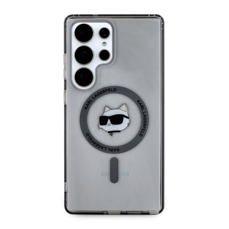 Husa de protectie Karl Lagerfeld IML MagSafe (KLHMS25LHLSCHK) compatibil cu Samsung Galaxy S25 Ultra, Choupette`s Head