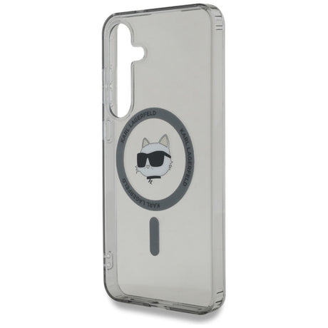 Husa de protectie Karl Lagerfeld IML MagSafe (KLHMS25SHLSCHK) compatibil cu Samsung Galaxy S25, Choupette`s Head