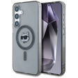 Husa de protectie Karl Lagerfeld IML MagSafe (KLHMS25SHLSCHK) compatibil cu Samsung Galaxy S25, Choupette`s Head