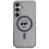 Husa de protectie Karl Lagerfeld IML MagSafe (KLHMS25SHLSCHK) compatibil cu Samsung Galaxy S25, Choupette`s Head