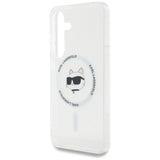Husa de protectie Karl Lagerfeld IML MagSafe (KLHMS25SHLSCHH) compatibil cu Samsung Galaxy S25, Choupette`s Head