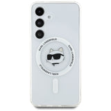 Husa de protectie Karl Lagerfeld IML MagSafe (KLHMS25SHLSCHH) compatibil cu Samsung Galaxy S25, Choupette`s Head