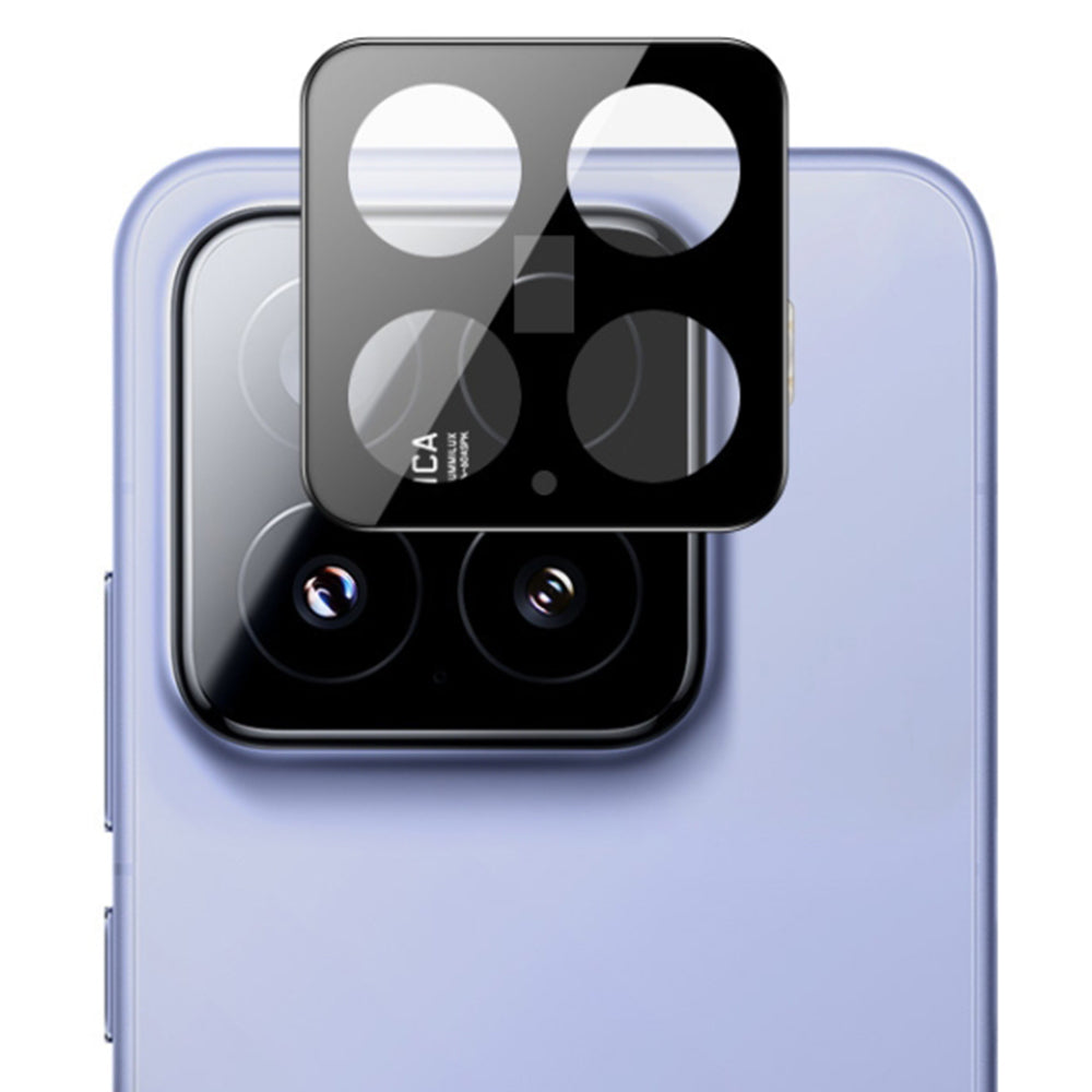 Folie de protectie Techsuit Full Camera Glass compatibil cu Xiaomi 15, Negru