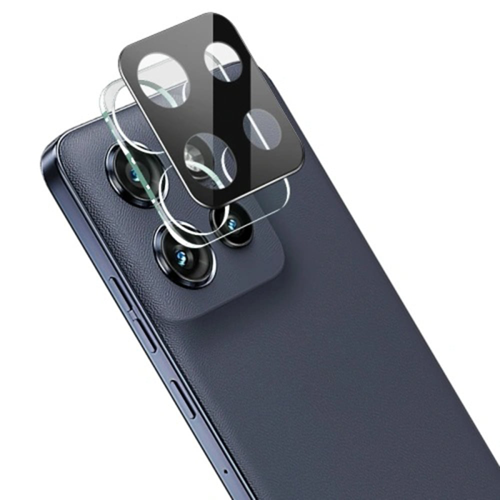 Folie de protectie Techsuit Full Camera Glass compatibil cu Motorola Edge 50 Neo / Edge 60 Neo / Motorola ThinkPhone 25, Negru