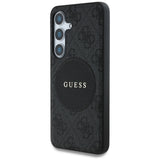 Husa de protectie Guess 4G Circle Classic Logo MagSafe (GUHMS25MP4PGRSGK) compatibil cu Samsung Galaxy S25 Plus, Negru