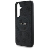 Husa de protectie Guess 4G Ring Classic Logo MagSafe (GUHMS25MG4GFRK) compatibil cu Samsung Galaxy S25 Plus, Negru