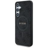 Husa de protectie Guess 4G Ring Classic Logo MagSafe (GUHMS25MG4GFRK) compatibil cu Samsung Galaxy S25 Plus, Negru