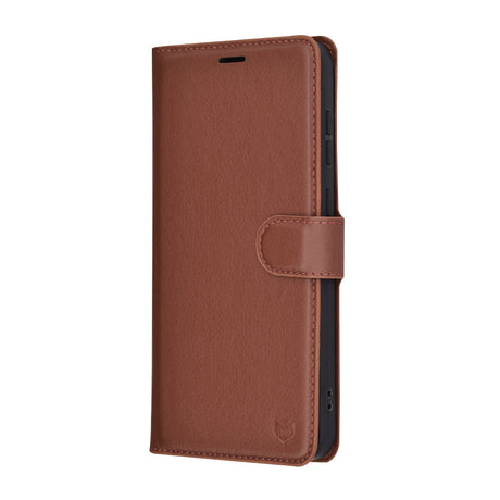 Husa de protectie Techsuit Leather Folio compatibil cu Samsung Galaxy A56 5G, Maro