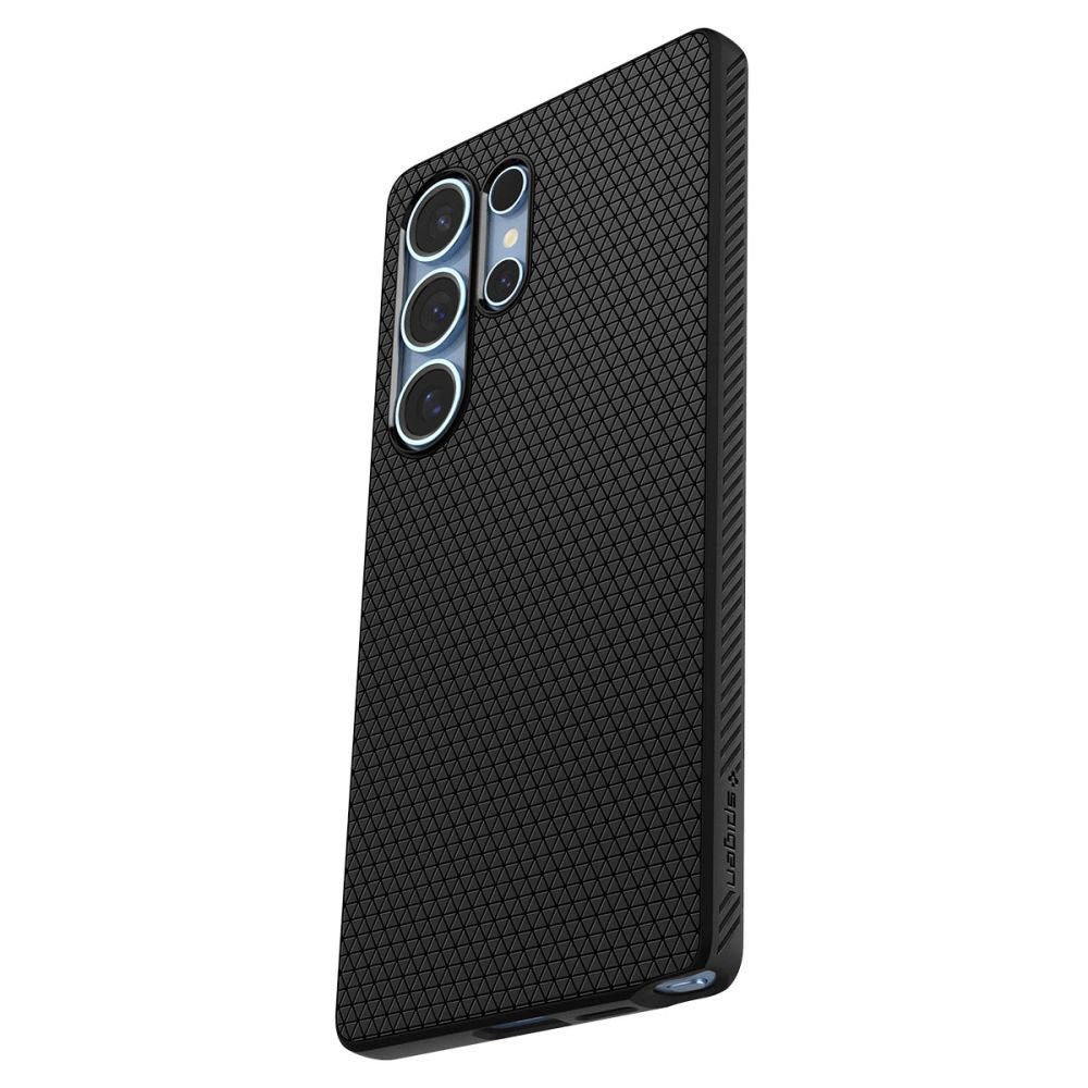 Husa de protectie Spigen Liquid Air (ACS08953) compatibil cu Samsung Galaxy S25 Ultra, Negru Mat