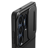 Husa de protectie Spigen Optik Armor (ACS08969) compatibil cu Samsung Galaxy S25 Ultra, Negru