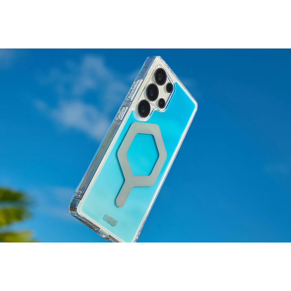 Husa de protectie UAG Plyo Pro MagSafe compatibil cu Samsung Galaxy S25 Ultra, Albastru Ombre
