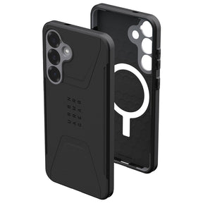 Husa de protectie UAG Civilian Pro MagSafe compatibil cu Samsung Galaxy S25 Plus, Negru