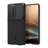 Husa de protectie Spigen Optik Armor (ACS08969) compatibil cu Samsung Galaxy S25 Ultra, Negru