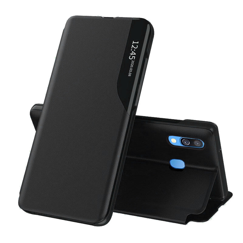 Husa de protectie Techsuit eFold Series compatibil cu Samsung Galaxy A40, Negru