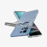 Husa de protectie Spigen Liquid Crystal Glitter (ACS08950) compatibil cu Samsung Galaxy S25 Ultra, Crystal Quartz