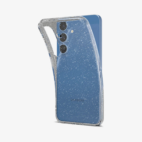 Husa de protectie Spigen Liquid Crystal Glitter (ACS08997) compatibil cu Samsung Galaxy S25, Crystal Quartz