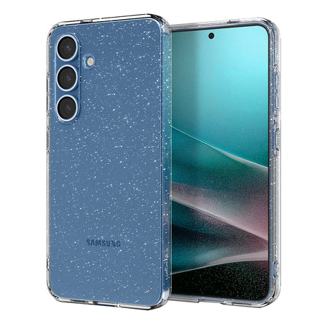 Husa de protectie Spigen Liquid Crystal Glitter (ACS08997) compatibil cu Samsung Galaxy S25, Crystal Quartz
