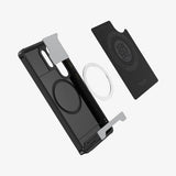 Husa de protectie Spigen Core Armor MagSafe (ACS08913) compatibil cu Samsung Galaxy S25 Ultra, Negru Mat