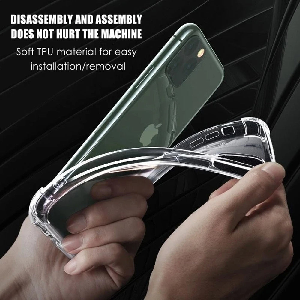 Husa de protectie Techsuit Shockproof Clear Silicone compatibil cu Xiaomi Redmi Note 14 4G (Regional), Transparent