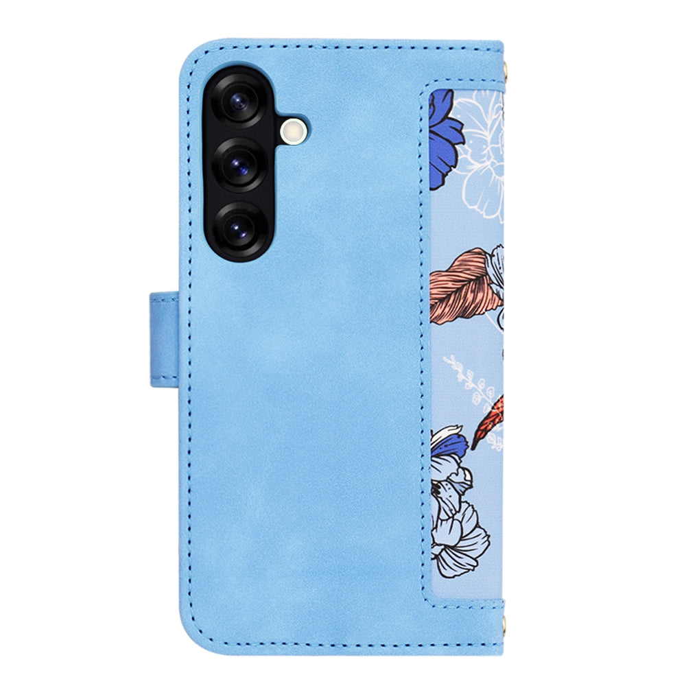 Husa de protectie Techsuit FlipCraft compatibil cu Samsung Galaxy S25 Plus, Vibrant Blue