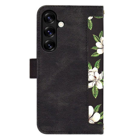 Husa de protectie Techsuit FlipCraft compatibil cu Samsung Galaxy S25 Plus, Flowers of the Dawn