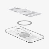 Husa de protectie Spigen Ultra Hybrid Zero One MagSafe (ACS09004) compatibil cu Samsung Galaxy S25, Alb