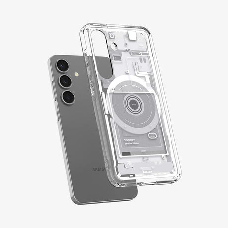 Husa de protectie Spigen Ultra Hybrid Zero One MagSafe (ACS09004) compatibil cu Samsung Galaxy S25, Alb