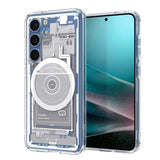 Husa de protectie Spigen Ultra Hybrid Zero One MagSafe (ACS09004) compatibil cu Samsung Galaxy S25, Alb