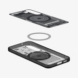 Husa de protectie Spigen Ultra Hybrid Zero One MagSafe (ACS09003) compatibil cu Samsung Galaxy S25, Negru