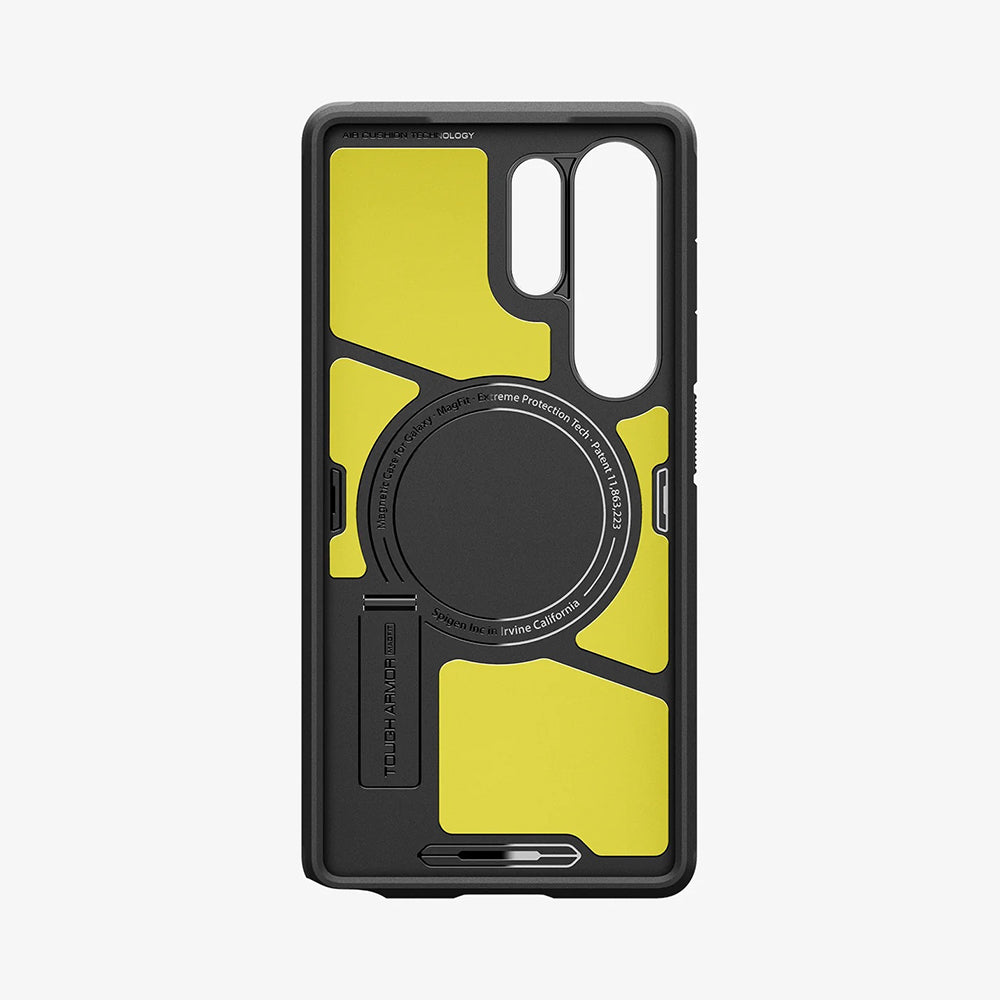 Husa de protectie Spigen Tough Armor MagSafe (ACS08964) compatibil cu Samsung Galaxy S25 Ultra, Negru