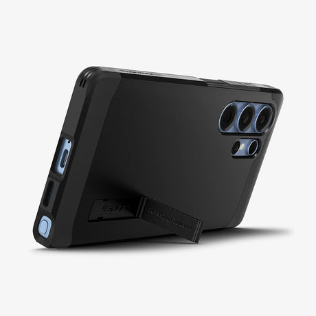Husa de protectie Spigen Tough Armor MagSafe (ACS08964) compatibil cu Samsung Galaxy S25 Ultra, Negru