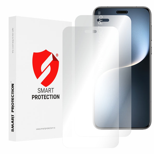 Folie de protectie Smart Protection Premium Classic (set de 2) compatibil cu Honor Magic7 Pro, Transparent