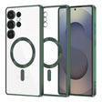 Husa de protectie Techsuit Luxury Crystal MagSafe compatibil cu Samsung Galaxy S25 Ultra, Deep Green