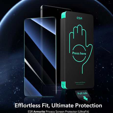 Folie de protectie ESR Tempered Glass compatibil cu Samsung Galaxy S25 Ultra, Privacy