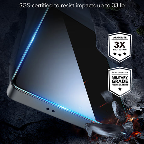 Folie de protectie ESR Tempered Glass compatibil cu Samsung Galaxy S25 Ultra, Privacy