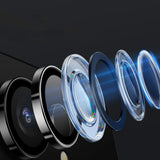 Folie de protectie ESR Armorite Camera Lens Protectors compatibil cu Samsung Galaxy S25 Ultra, Negru