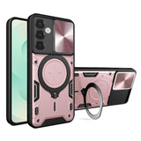 Husa de protectie Techsuit CamGuard Pro compatibil cu Samsung Galaxy S25 Plus, Roz Auriu