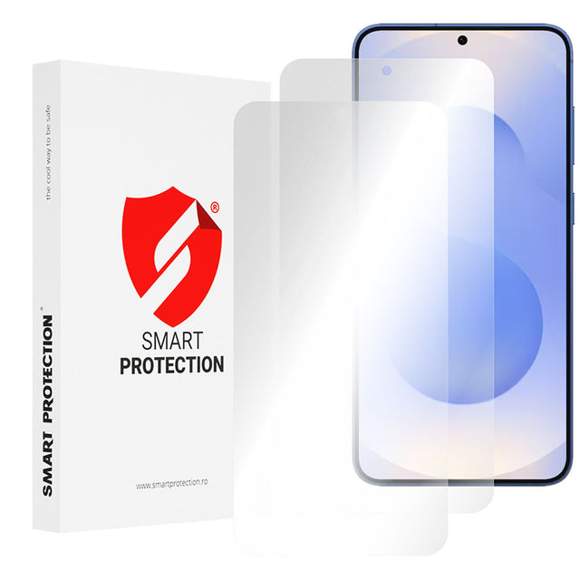 Folie de protectie Smart Protection Premium Classic (set de 2) compatibil cu Samsung Galaxy S25 Plus, Transparent