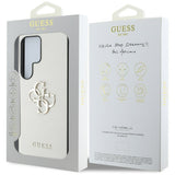 Husa de protectie Guess Hardcase 4G Grained Big and Classic Logo (GUHCS25LPGT4MBE) compatibil cu Samsung Galaxy S25 Ultra, Bej