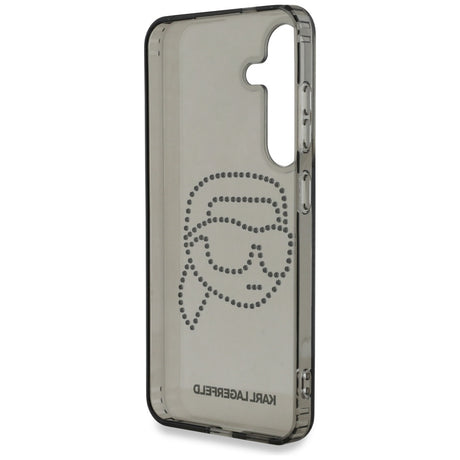 Husa de protectie Karl Lagerfeld IML Rhinestones (KLHCS25SHKHDCELK) compatibil cu Samsung Galaxy S25, Karl Head